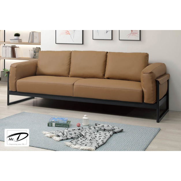 B1021 204-02 霍華德三人皮沙發