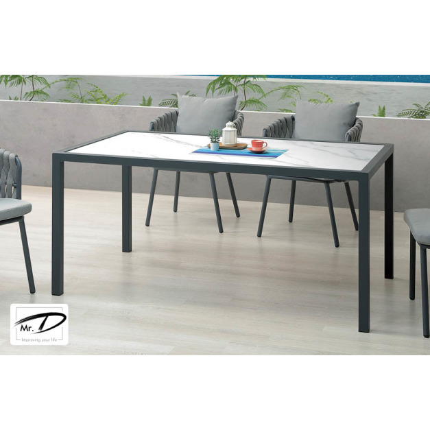 B1002 529-03 喬亞克戶外岩板長桌(深灰)