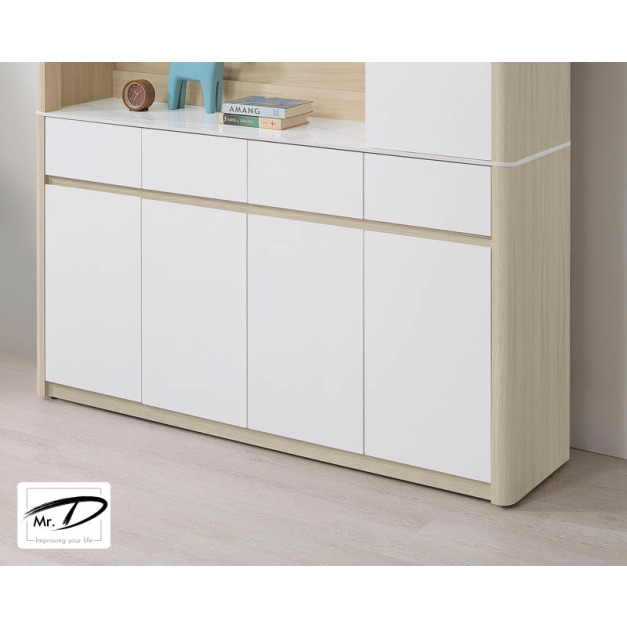 B1362 396-02 黛娜5.3尺岩板收納鞋櫃下座