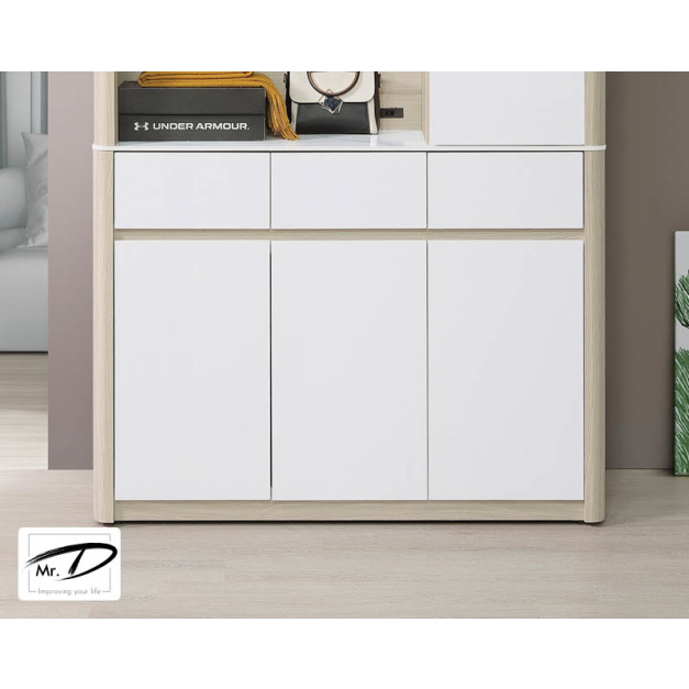 B1363 396-04 黛娜4尺岩板收納鞋櫃下座