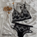 巴黎清晨 French Morning- 法式刺繡花邊蕾絲內衣組 S/M/L_1