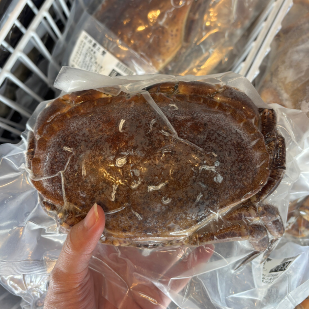 活凍霸王蟹-650g #肥美蟹膏 #麵包蟹