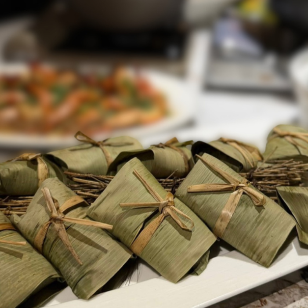 櫻蝦芋奶蒲鰻竹葉米糕-800g #年菜小點