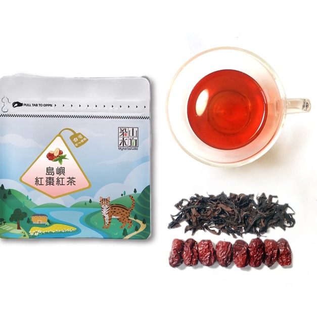 【梁山水泊】島嶼紅棗紅茶15入/袋｜有機農法、人工採收、低溫烘培