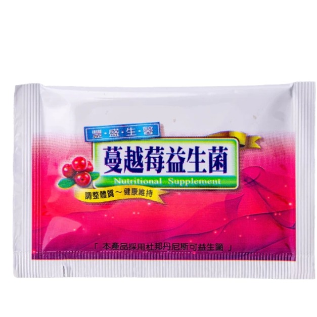 【蔓越莓益生菌 3公克/包，100包】泌尿道感染、尿管、女性保養