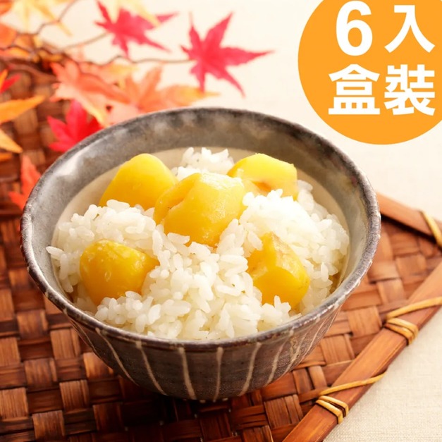 全素。常溫地瓜熟飯 (200gx6包/盒)，選用台農57號地瓜，居家備餐，加熱即食