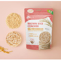 全素。生機黑麥玫瑰鹽糙米餅 60g/包，10包箱入組，100%純糙米，非油炸，輕食低鈉，全齡健康零食