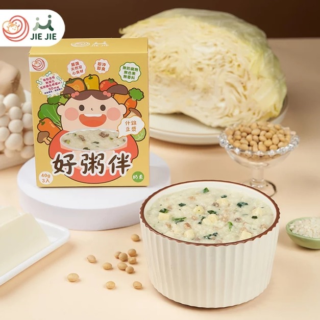 【常溫沖泡粥】好粥伴-什錦豆漿粥 (奶素)｜熱銷No.1、營養師親研、天然營養