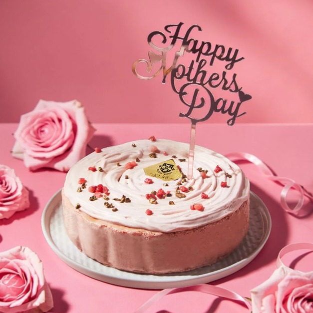 【母親節限定新品｜04.13~05.20 單顆免運】綻放玫荔乳酪蛋糕 6吋