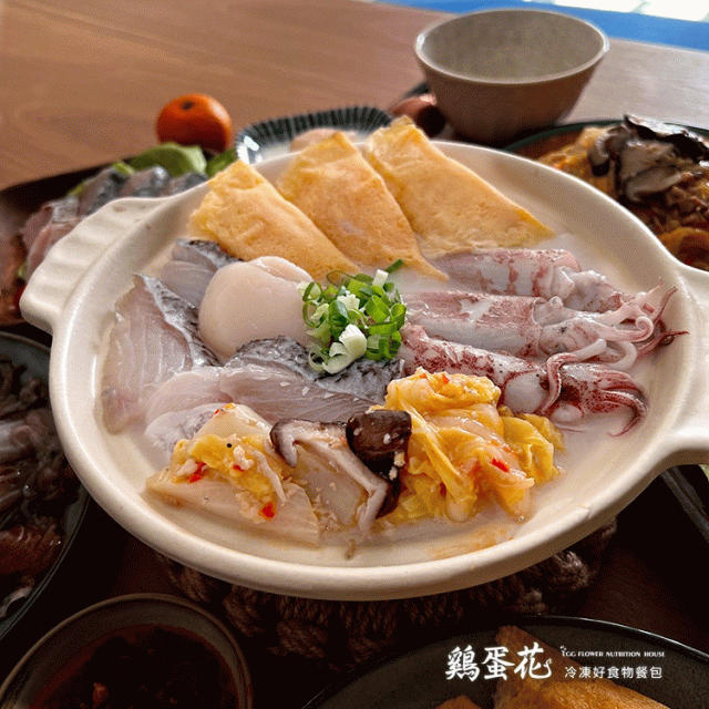 干貝鱸魚龍王鍋｜4-6人份組（4道菜餚+1湯）_1