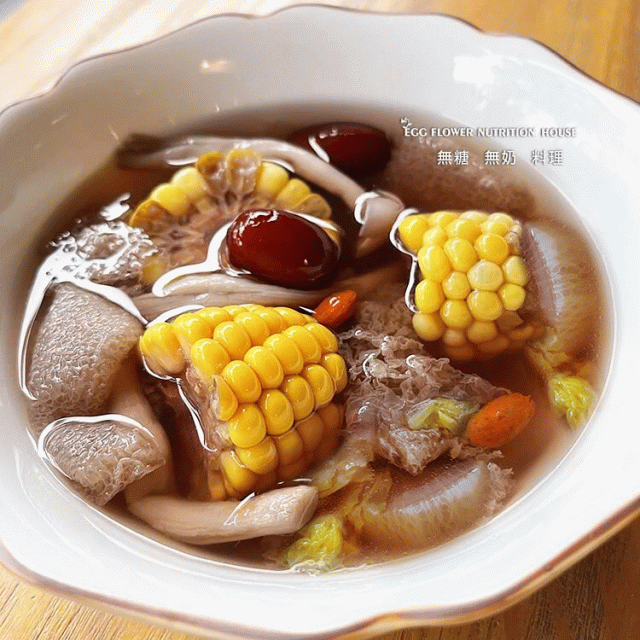 【慢煮湯】竹笙野蕈清湯-全素｜無糖無奶無麩