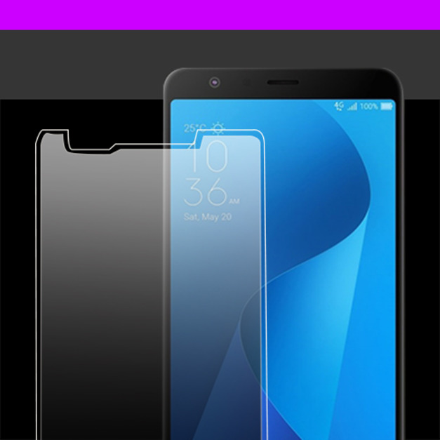 華碩 ASUS Zenfone Max Plus (ZB570TL) 電競手遊專用玻璃保護貼（內縮版）附贈螢幕增豔清潔噴霧