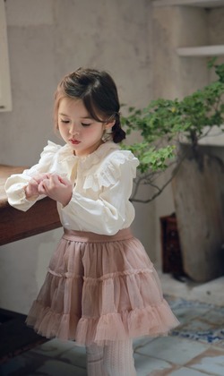 荷葉領上衣/兩色