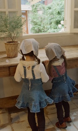 吊帶牛仔裙/兩色