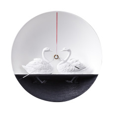 水鳥時鐘 - 天鵝01