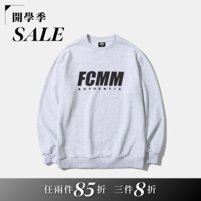 FCMM印花大LOGO大學T