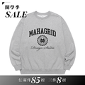 MAHAGRID 印章LOGO大學T 灰色