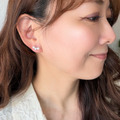 | Gentle Smile | ஜ微笑光弧・Akoya 珍珠耳針ஜ（銀）_11