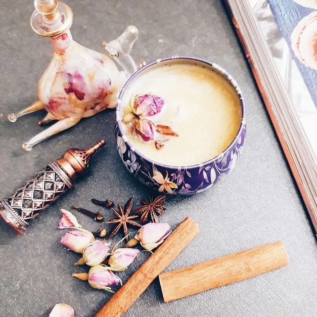 愛情靈藥精油蠟燭 耶誕節暖香