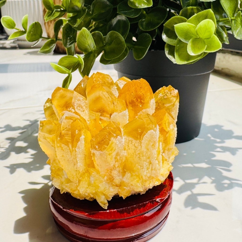 黃水晶晶簇︱日光顯化（7cm）_1