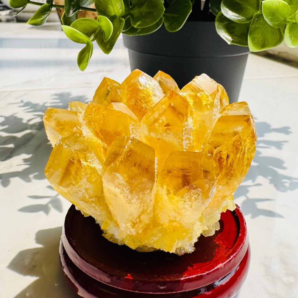 黃水晶晶簇︱日光顯化（6.5cm）_0