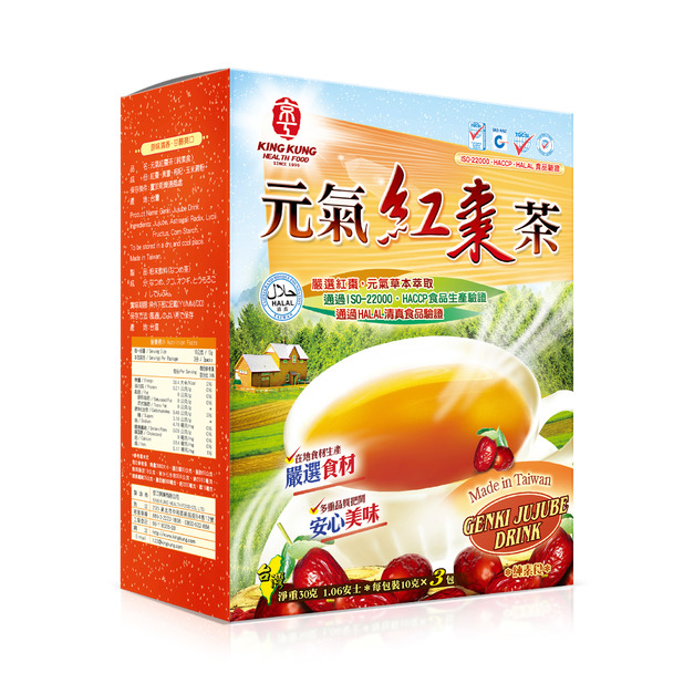 元氣紅棗茶(3入) Genki Jujube Drink