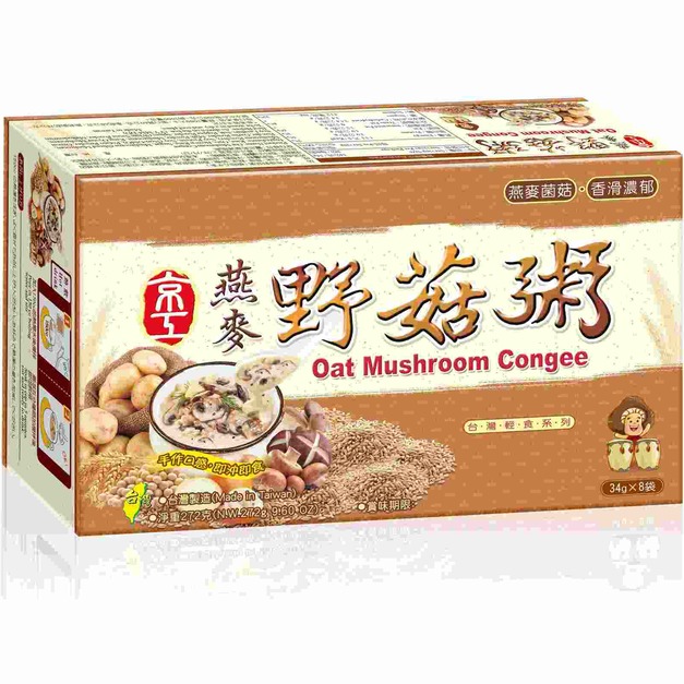 燕麥野菇粥8入 Oat Mushroom Congee