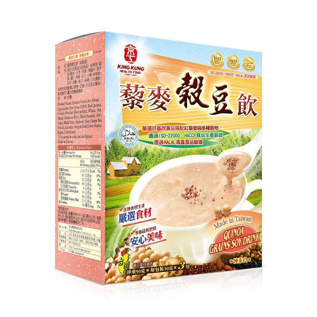 藜麥穀豆飲（3入）Quinoa Grains Soy Drink