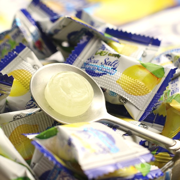 酸甜爽口好吃超熱銷BF薄荷岩鹽檸檬糖 138g