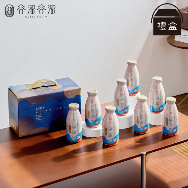 杏福滿溢(８入無糖杏仁芝麻飲)(禮盒裝)