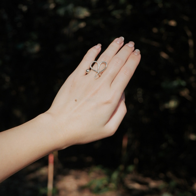 《仲夏之夜》蝴蝶餅銀戒