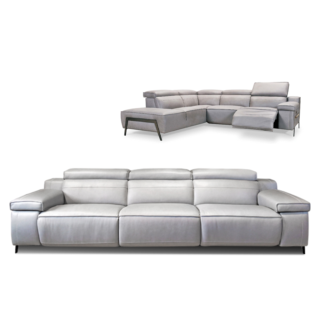 坎貝爾四人位三大座電動沙發(32652EMLH)