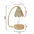【暴躁貓】可調光可定時送兩個燈泡 窗花玻璃燈罩木質融蠟燈 蠟燭燈 融燭燈 蠟燭暖燈 香氛蠟燭燈 蠟燭燈 融燭燈_13