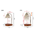 【暴躁貓】可調光可定時可升降 送兩個燈泡 玻璃花燈罩木質融蠟燈 蠟燭燈 融燭燈 蠟燭暖燈 香氛蠟燭燈 蠟燭燈 融燭燈_8