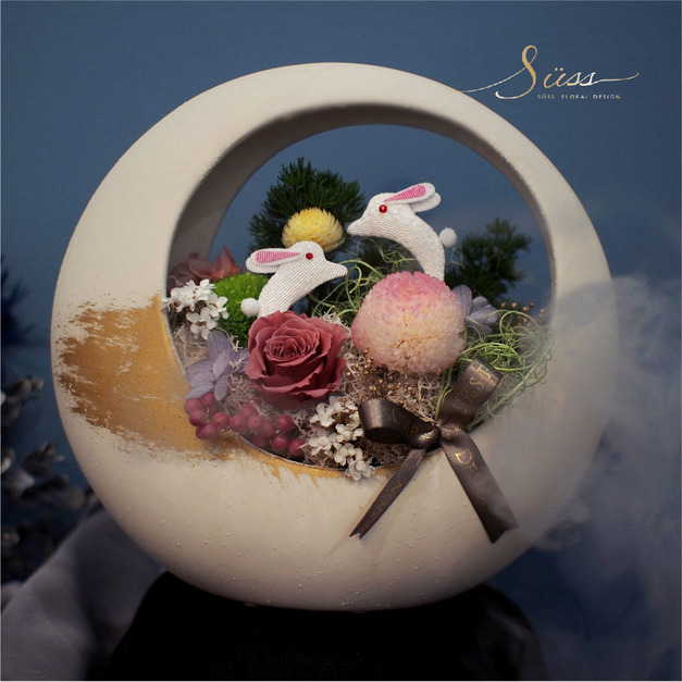 SÜSS 中秋永恆花禮 月兔迎秋(大）