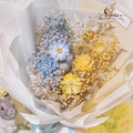 SÜSS 雙色波斯菊 韓式永恆花束_1