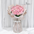 SÜSS 進口康乃馨玫瑰 韓式鮮花束