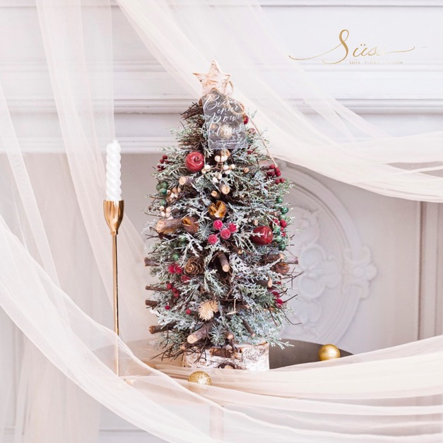 SÜSS聖誕限定 日本進口仿真乾燥聖誕樹