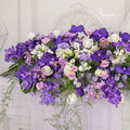 SÜSS 紫色系 鮮花講桌花_1