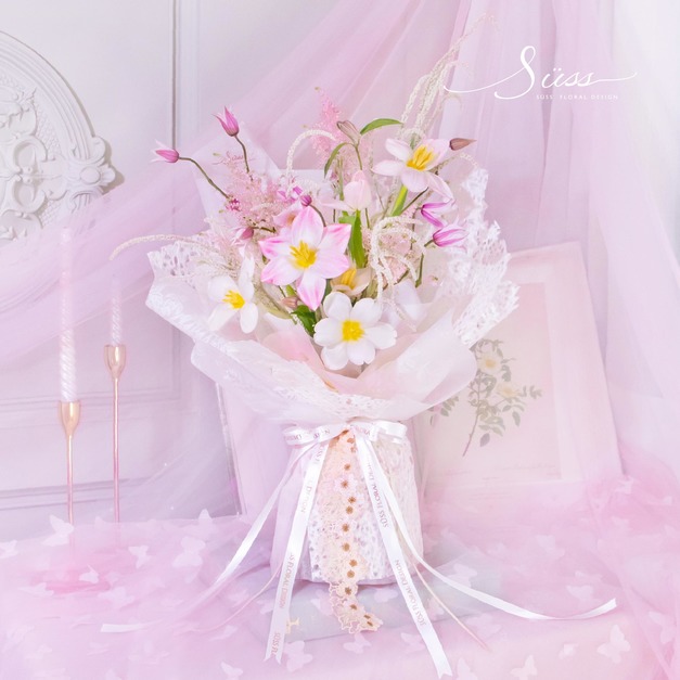 SÜSS 粉夢花園 韓式鮮花束