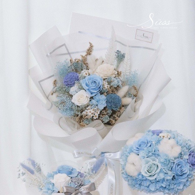 S&Uuml;SS 水瓶座 永恆韓式花束