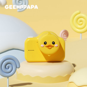 GEEKPAPA x A1動物兒童迷你數位相機-鴨子