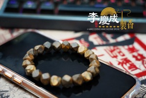 綠棋楠沉香手串｜鑽型版