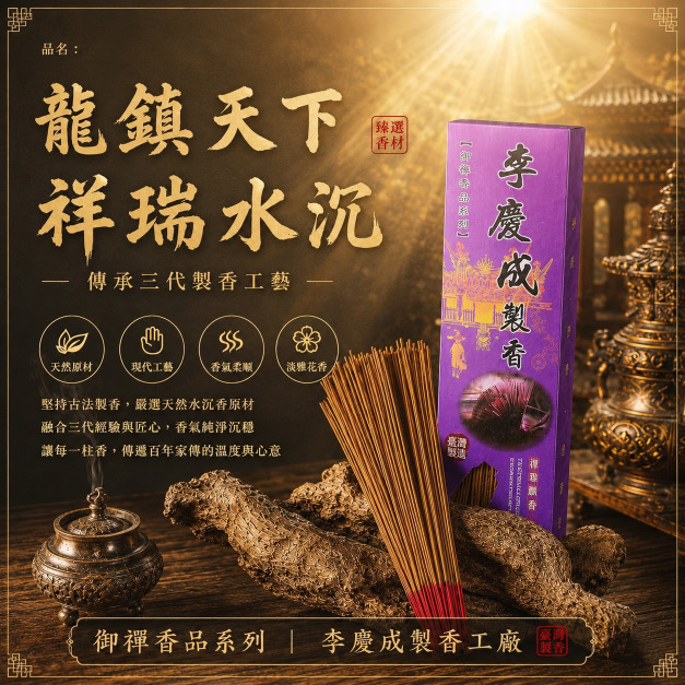 龍鎮天下 祥瑞水沉 立香  