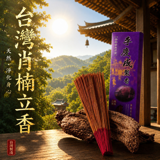 台灣肖楠香手工立香  