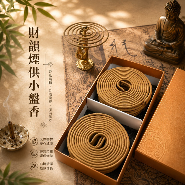 財韻煙供小盤香-新品上架