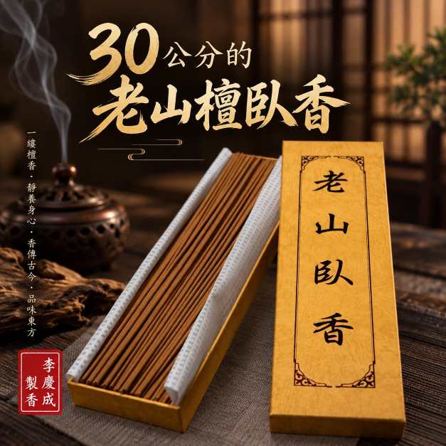 老山檀臥香 30公分