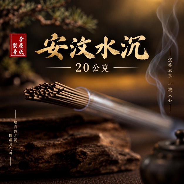 安汶水沉臥香 20公克