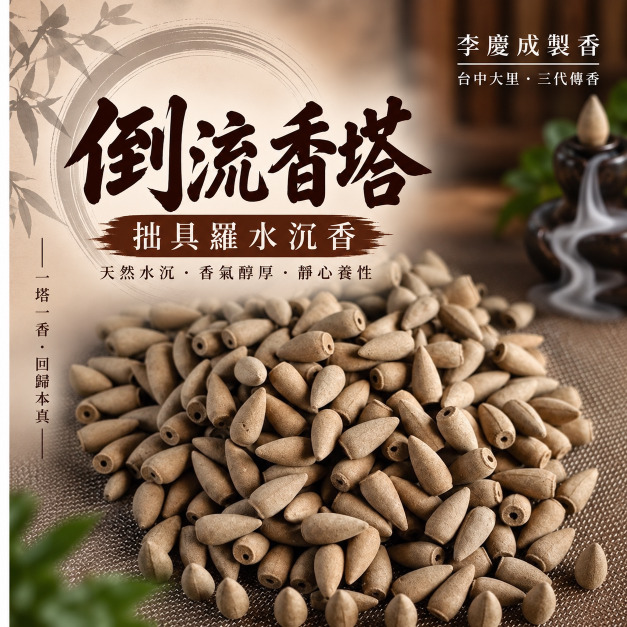 拙具羅水沉 倒流香塔