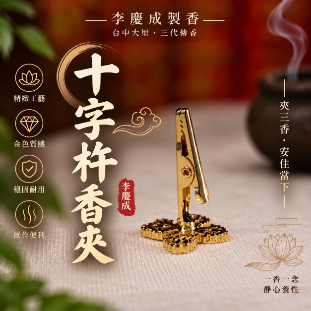 香夾 十字杵造型 台灣製